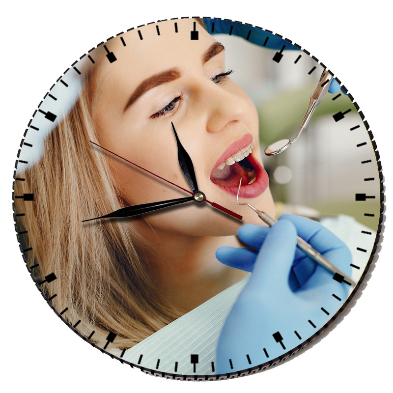 ساعت دیواری مدل دندانپزشک | چند رنگ | گارانتی اصالت و سلامت فیزیکی کالا - تصویر 2