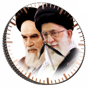 ساعت دیواری مدل امام و رهبری | سفید | گارانتی اصالت و سلامت فیزیکی کالا