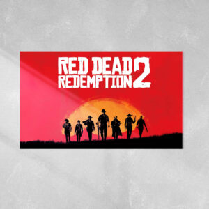 تابلو شاسی مدل گیمینگ رد دد ردمپشن red dead redemption | 10×15 سانتی متر | گارانتی اصالت و سلامت فیزیکی کالا