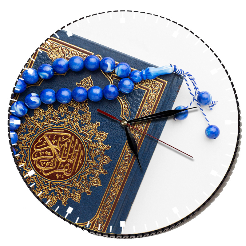ساعت دیواری مدل قرآن | آبی | گارانتی اصالت و سلامت فیزیکی کالا - تصویر 2