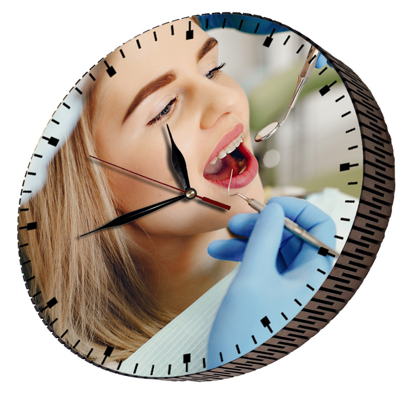 ساعت دیواری مدل دندانپزشک | چند رنگ | گارانتی اصالت و سلامت فیزیکی کالا - تصویر 3