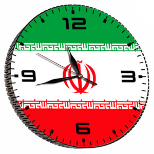 ساعت دیواری مدل پرچم ایران | چند رنگ | گارانتی اصالت و سلامت فیزیکی کالا