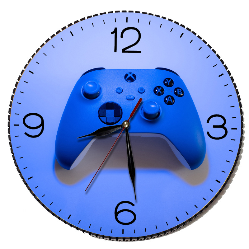 ساعت دیواری مدل PS4 | آبی | گارانتی اصالت و سلامت فیزیکی کالا - تصویر 2