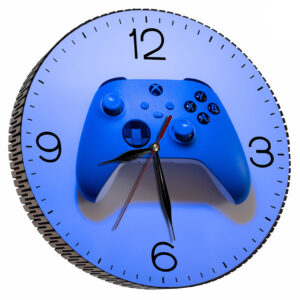 ساعت دیواری مدل PS4 | آبی | گارانتی اصالت و سلامت فیزیکی کالا