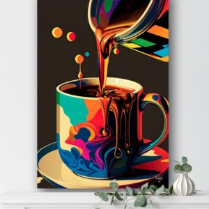تابلو دکوراتیو طرح قهوه