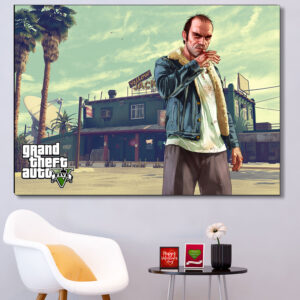 تابلو شاسی طرح بازی GTA V مدل Game 21