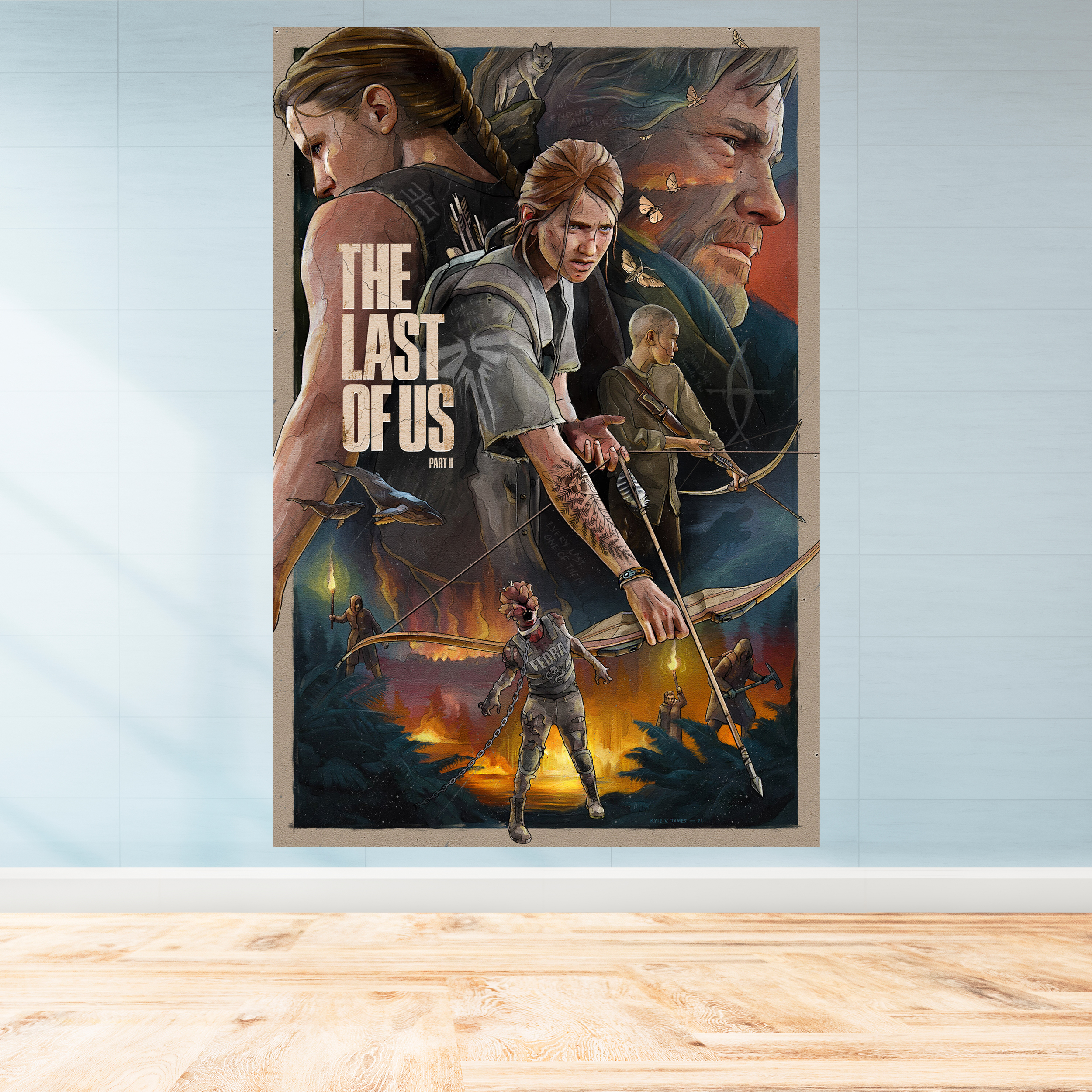 تابلو شاسی مدل گیمینگ لست اف اس last of us 2 کد 1269 - تصویر 6