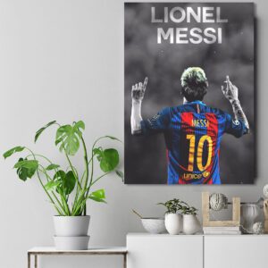 تابلو شاسی گالری استاربوی طرح مسی مدل Football 1