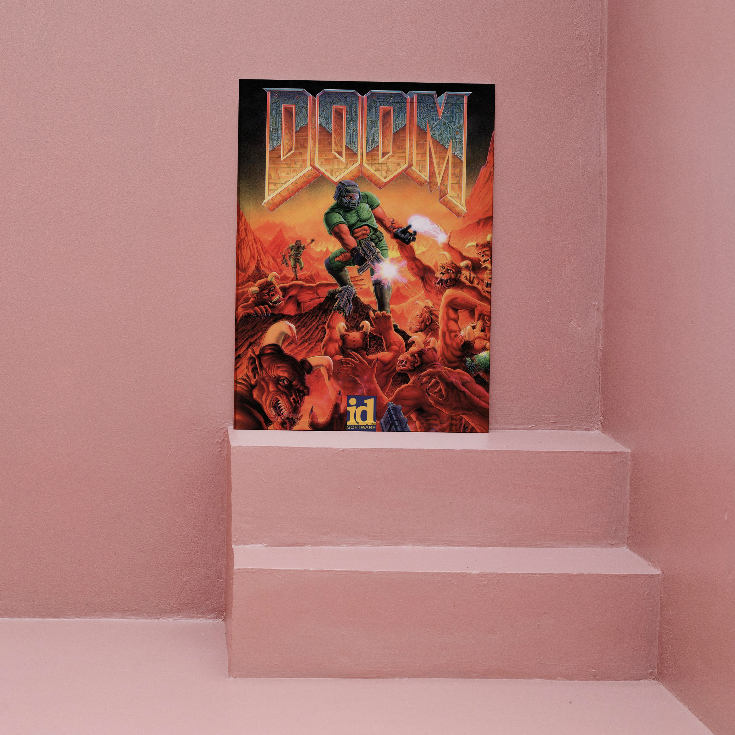 تابلو شاسی مدل گیمینگ بازی Doom دووم کد 1012 - تصویر 3