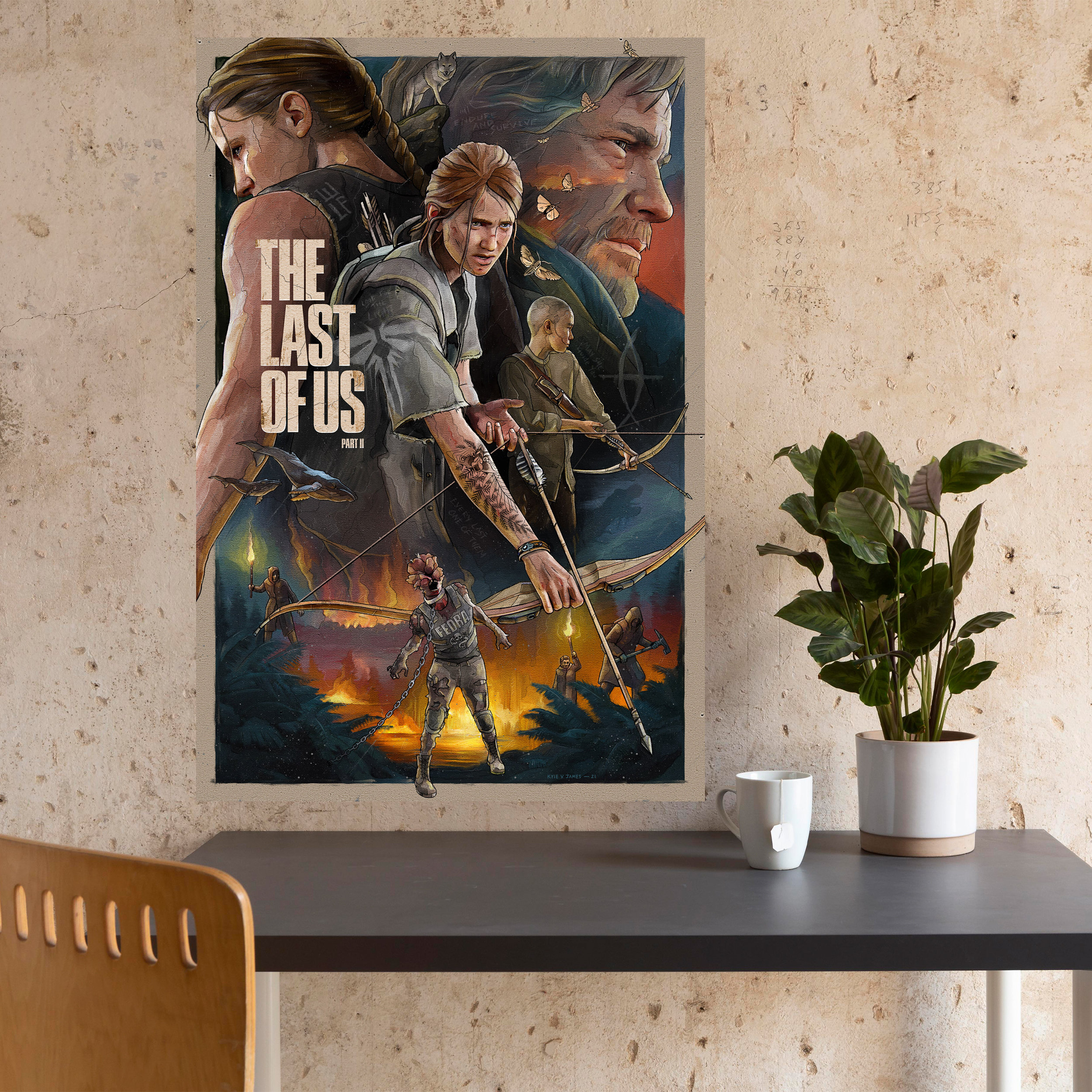 تابلو شاسی مدل گیمینگ لست اف اس last of us 2 کد 1269 - تصویر 2