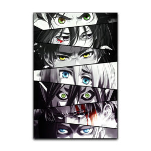 تابلو شاسی مدل انیمه اتک آن تایتان طرح AOT Attack on Titan Anime کد EYE07