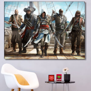 تابلو شاسی طرح بازی Assassins Creed مدل Game 19