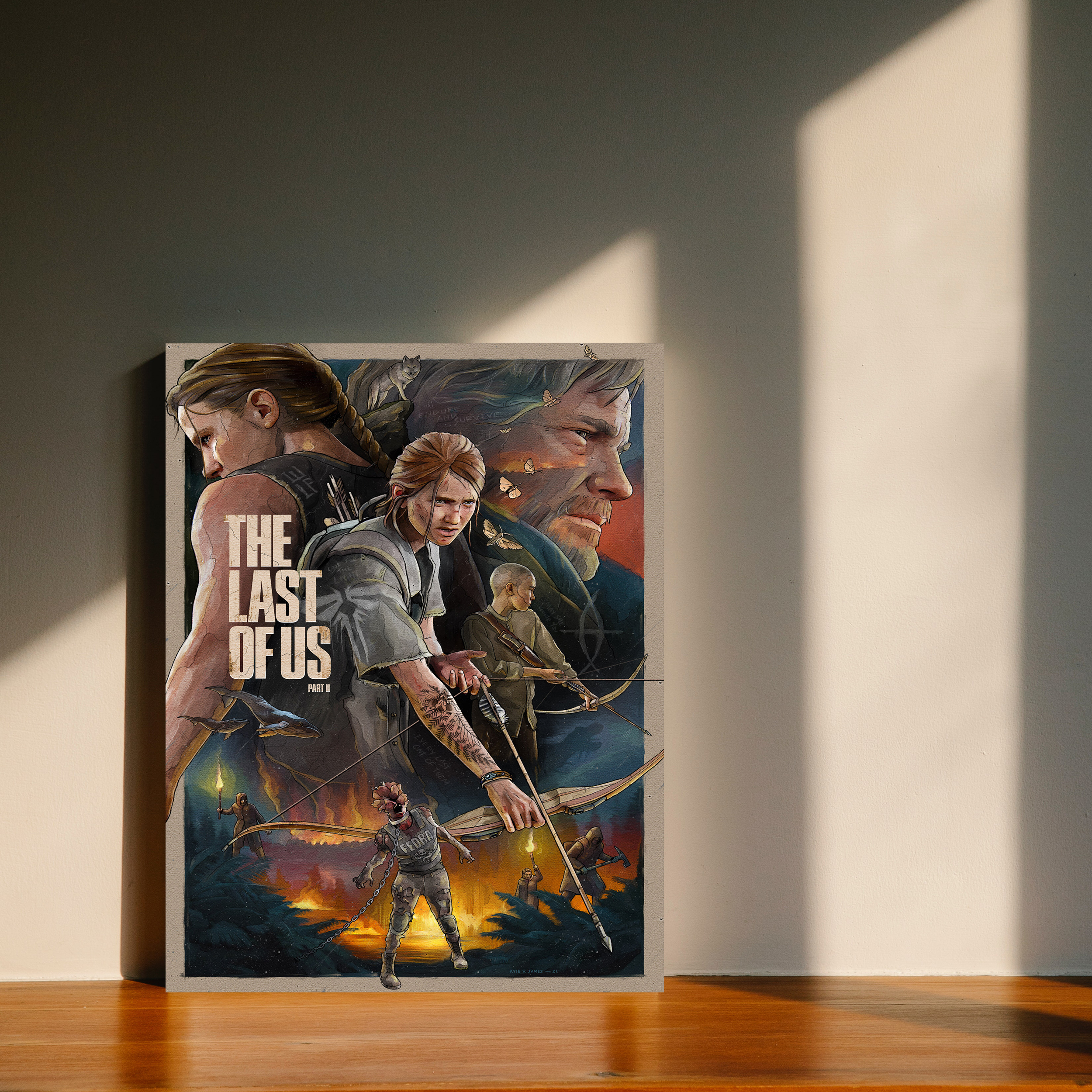 تابلو شاسی مدل گیمینگ لست اف اس last of us 2 کد 1269 - تصویر 4