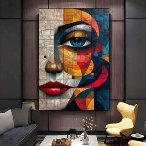 تابلو شاسی مدرن طرح نیم رخ