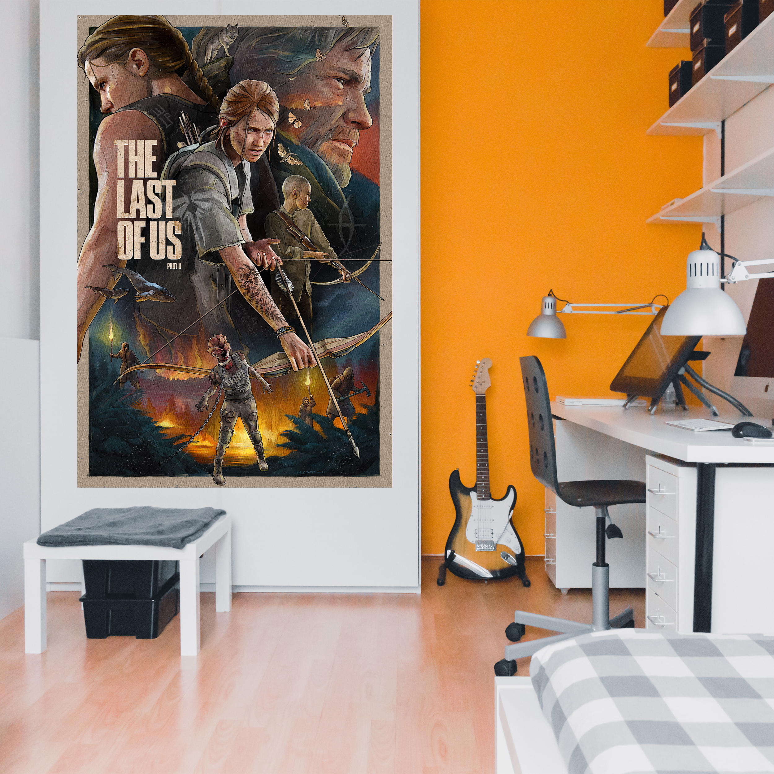 تابلو شاسی مدل گیمینگ لست اف اس last of us 2 کد 1269 - تصویر 3