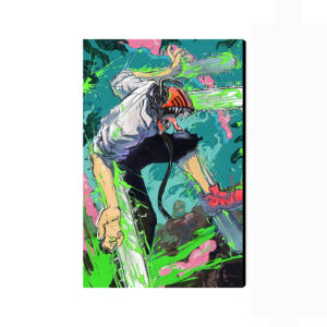 تابلو شاسی مدل انیمه مرد اره ای Chainsaw Man کد As2217