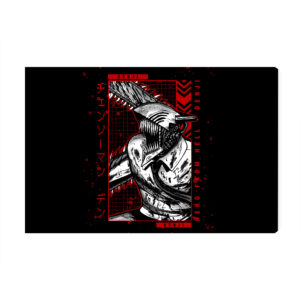 تابلو شاسی مدل انیمه مرد اره ای Chainsaw Man کد As3370