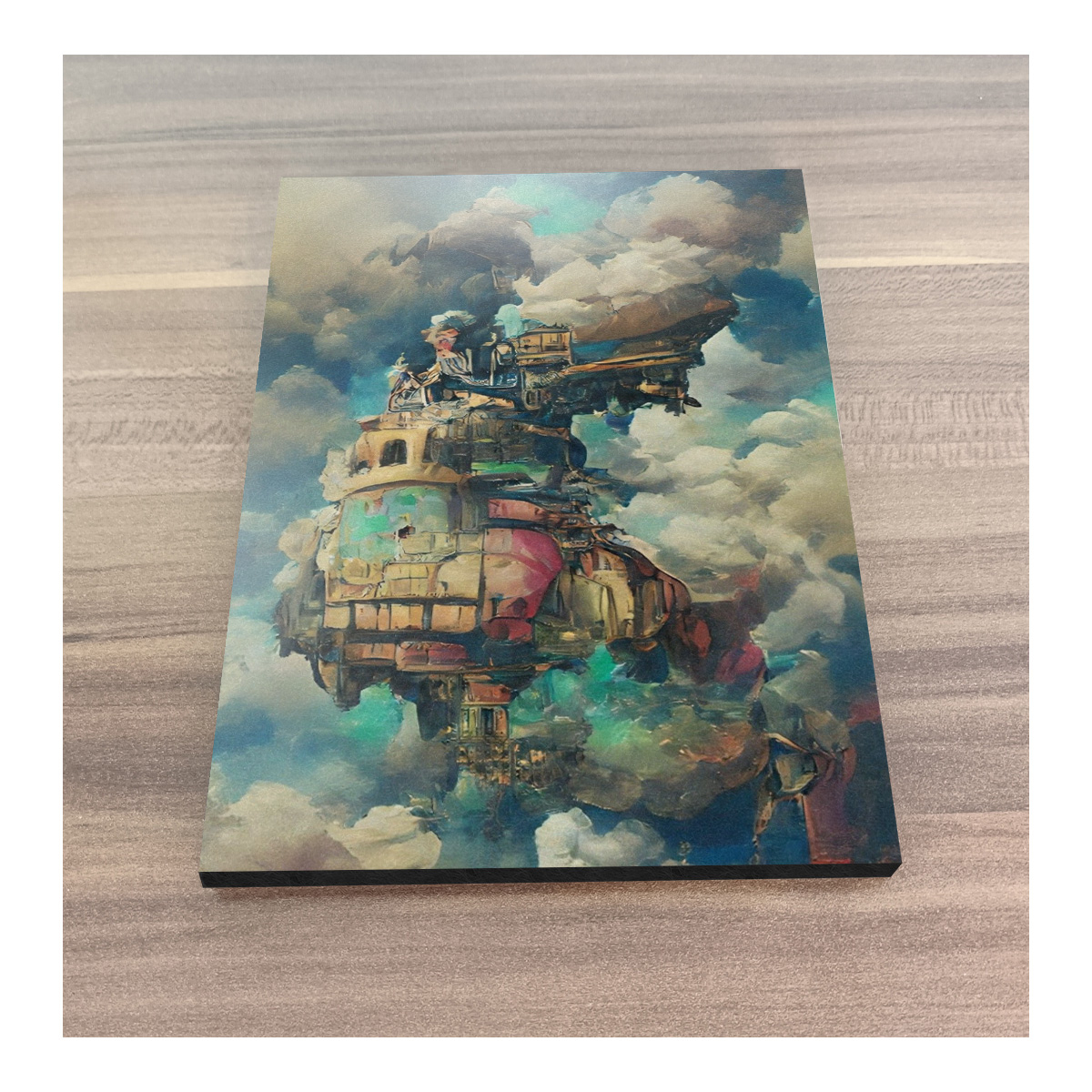 تابلو شاسی گوفی مدل انیمه قلعه هاول طرح Howell Castle Anime کد CLOUD72 - تصویر 3