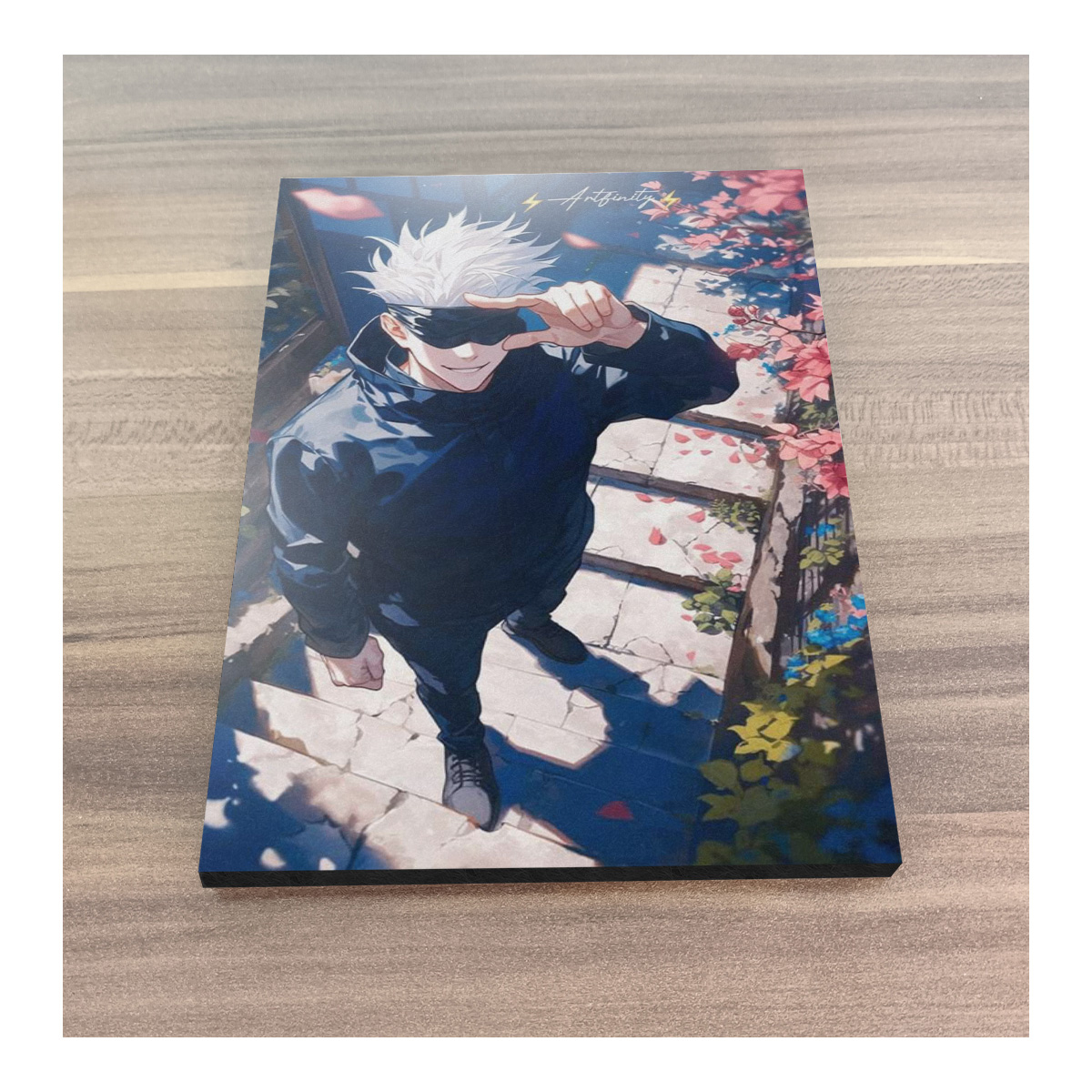 تابلو شاسی گوفی انیمه جوجوتسو کایزن مدل گوجو ساتورو Gojo Satoru Jujutsu Kaisen Anime کد SAKURA21 - تصویر 3