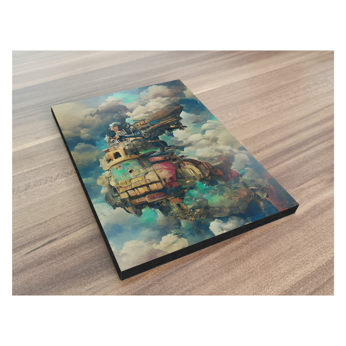 تابلو شاسی گوفی مدل انیمه قلعه هاول طرح Howell Castle Anime کد CLOUD72 - تصویر 2