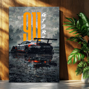 تابلو شاسی طرح ماشین و خودرو پورشه PORSCHE 911 GT3 RS مدل T-po1617