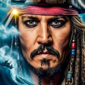 تابلو شاسی طرح Captain Jack Sparrow(جک اسپارو)
