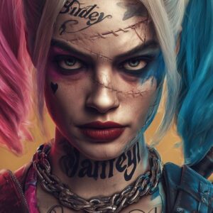 تابلو شاسی طرح Harley Quinn(هارلی کوئین)