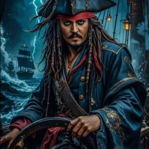 تابلو شاسی طرح Captain Jack Sparrow(جک اسپارو) - 4