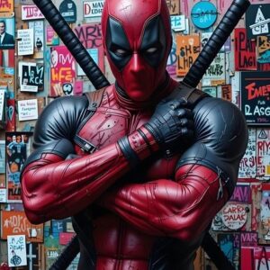تابلو شاسی طرح Deadpool(ددپول)